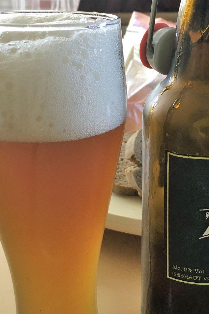 Zangler Bier im Glas