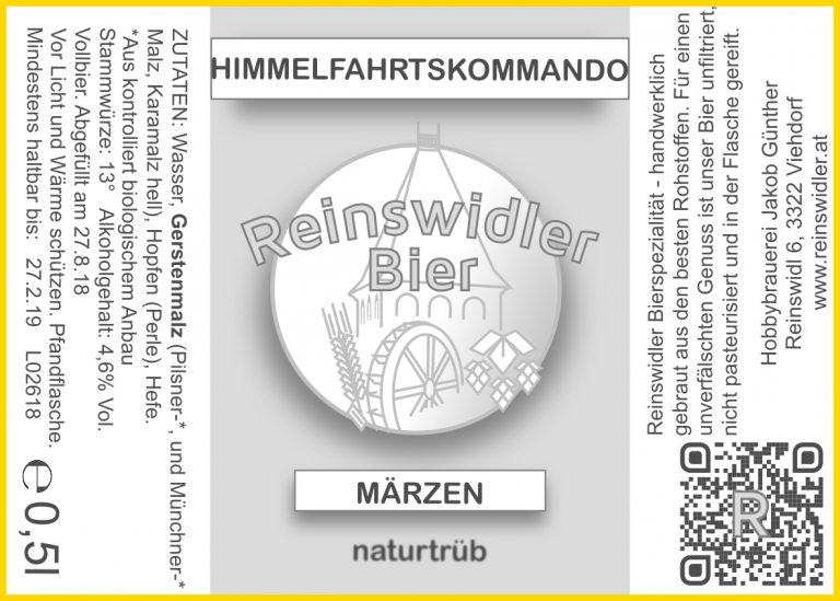 Flaschenetikett Märzenbier