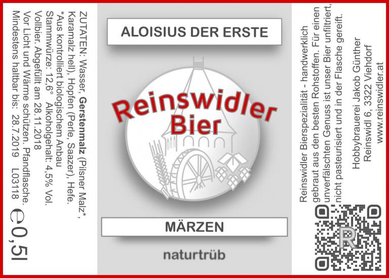 Flaschenetikett Märzenbier