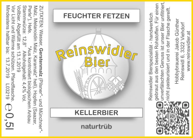 Flaschenetikett Kellerbier