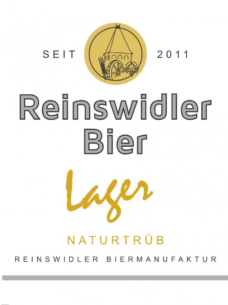 Etikett Reinswidler Lager Bier